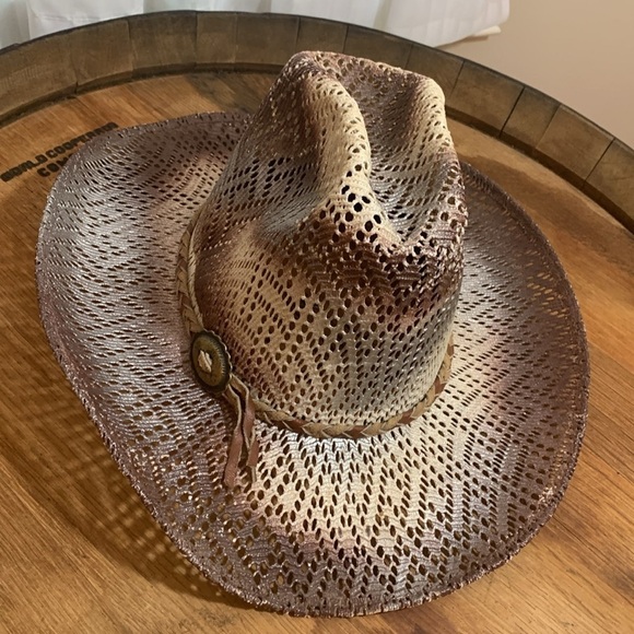 Sombreros Joaquin | Cowboy Western Hat Concho / Braid Embellishment Mexico 6 5/8 - Picture 1 of 17